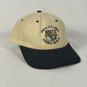 VTG 100th US Open Pebble Beach 2000 Golf Hat Legendary Headwear Strapback Cap